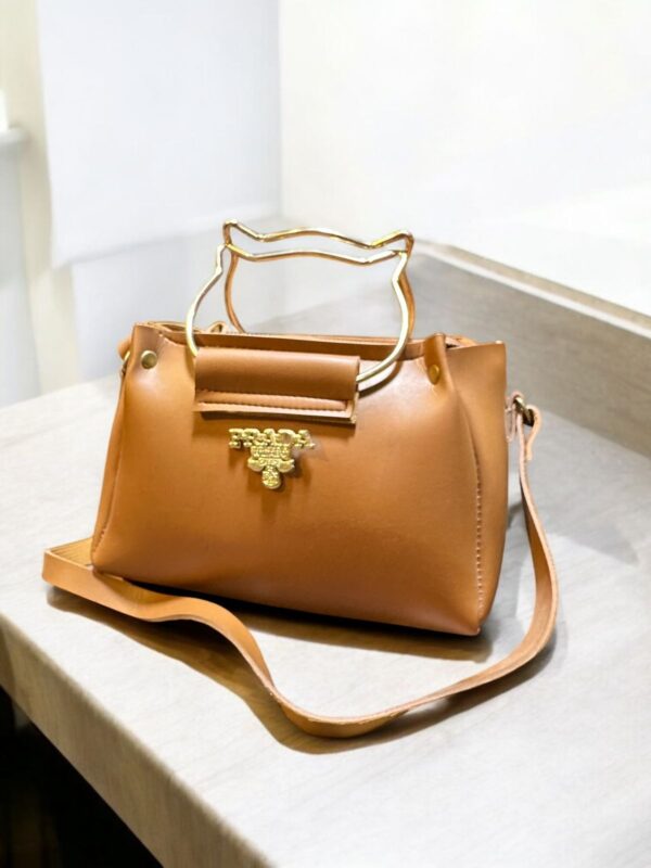 Mustard Trendy Hand Bag for Women