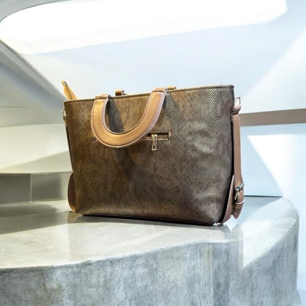 Brownish Shine Shoulder Bag - Image 2
