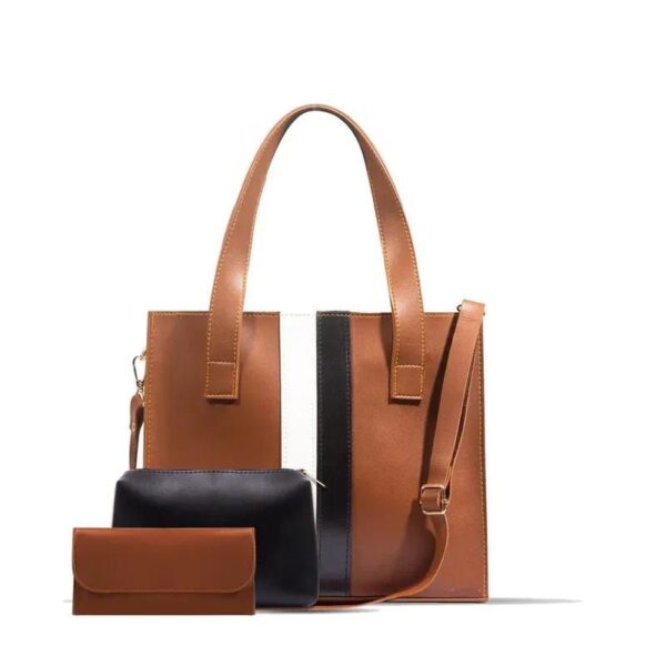 Women's PU Leather Hand Bag Set