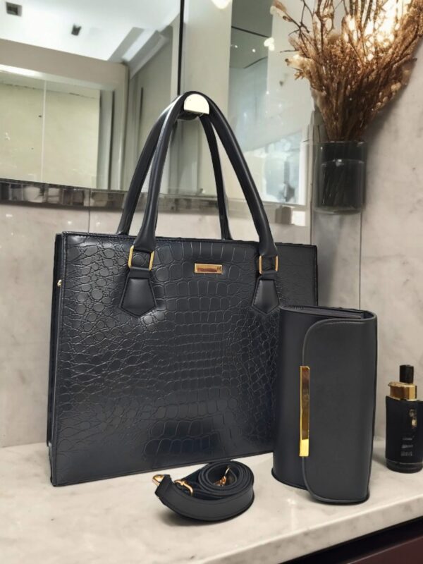 Aurum Leather 2 Pc Hand Bag