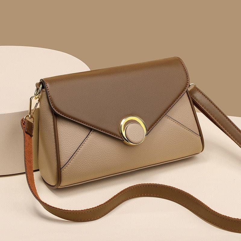 Caramel Glide Crossbody Bag
