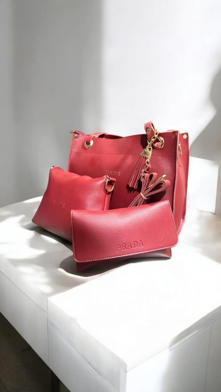 Redvine Trio Elegance Hand Bag - Image 2