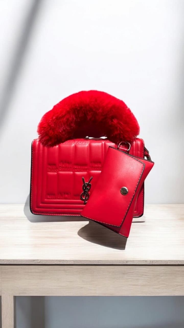 Red Radiance Hand Bag